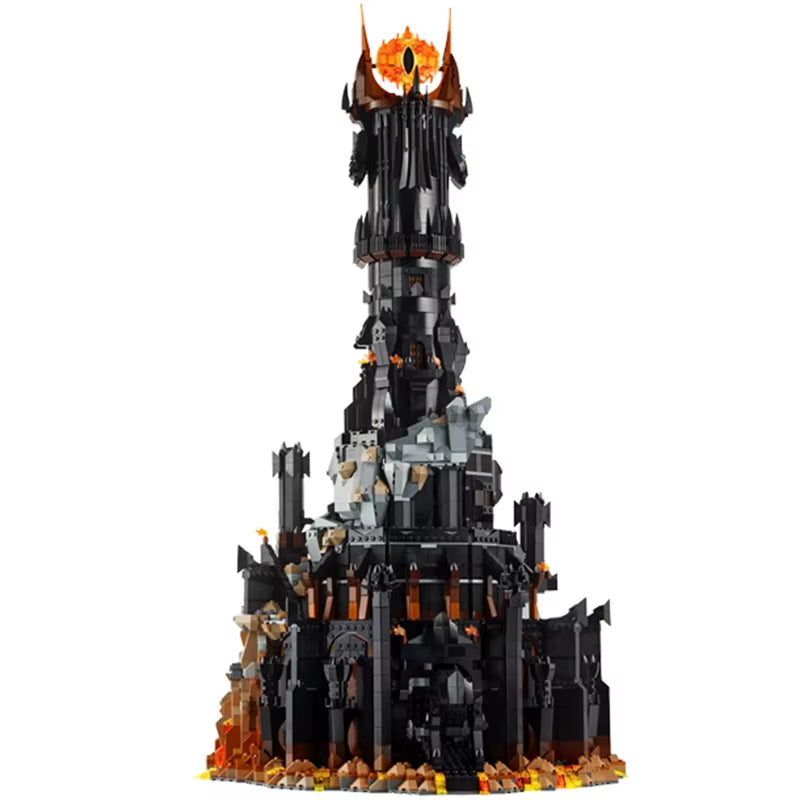 In Stock 2025 New 5471Pcs Creative 10333 Black Tower Dark Model Building Blocks Kit Bricks Toy for Boys Adult Birthday Gifts