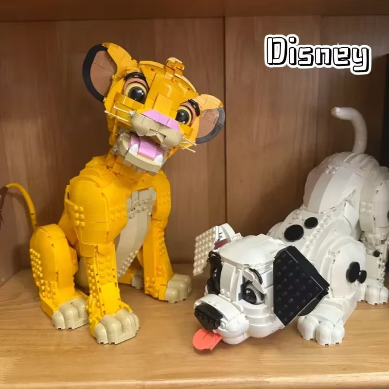 Hot Toys Lion King 43247 43269 101 Dalmatians Dog Building Block Series Adult Children Boys and Girls Assembling Toys