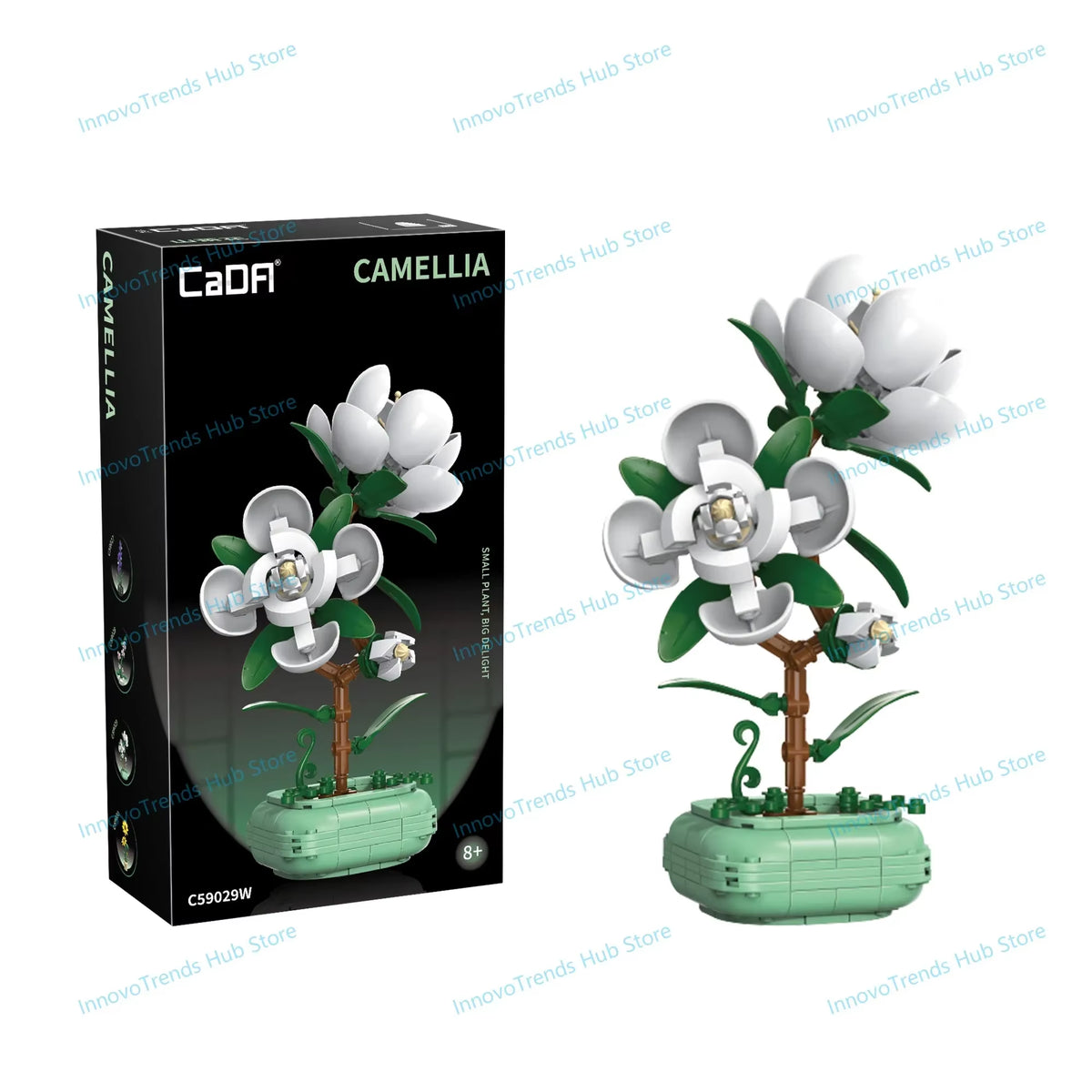 Sunflower Lavender Camellia Bunch of Flowers Building Blocks City Romantic Home Decoration Blossom Orchid Bricks Toys Gift