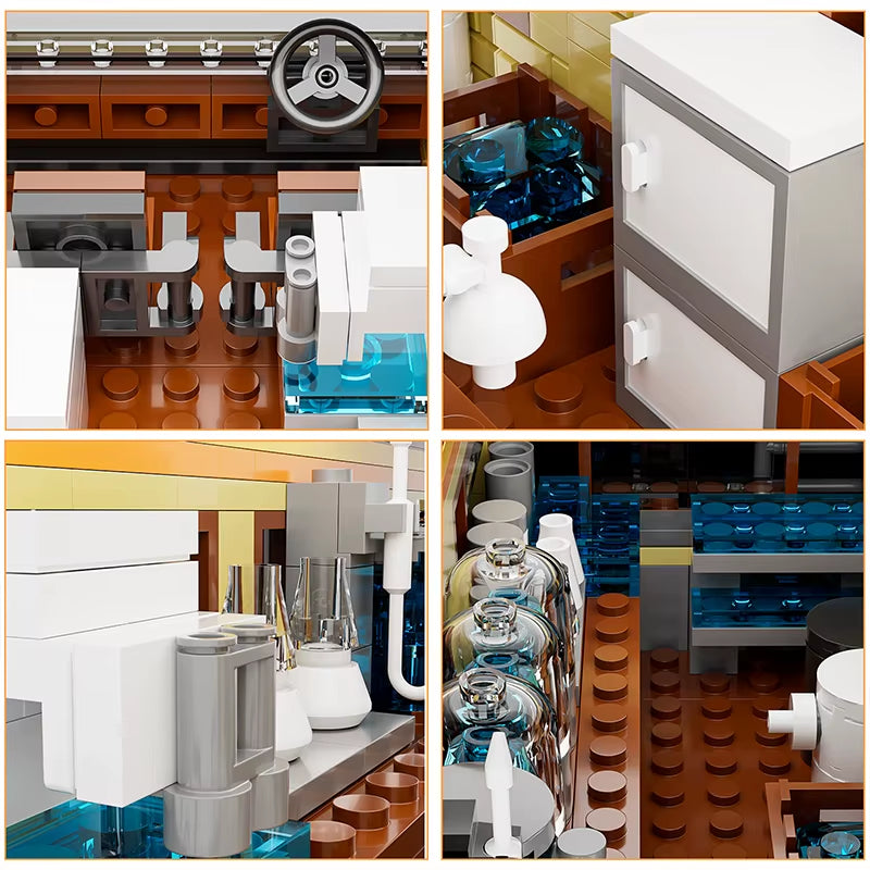 Technical Breaking Bad RV Adventure Camper Bus Car Model Building Blocks Fit Car Vehicle Assemble Bricks Toys for Boys Avid Fans