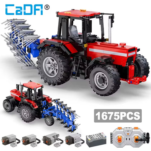 1:17 514C 1675Pcs City Remote Control Multifunctional Agricultural Vehicle Building Block RC Truck Bricks Toys Boys Gifts