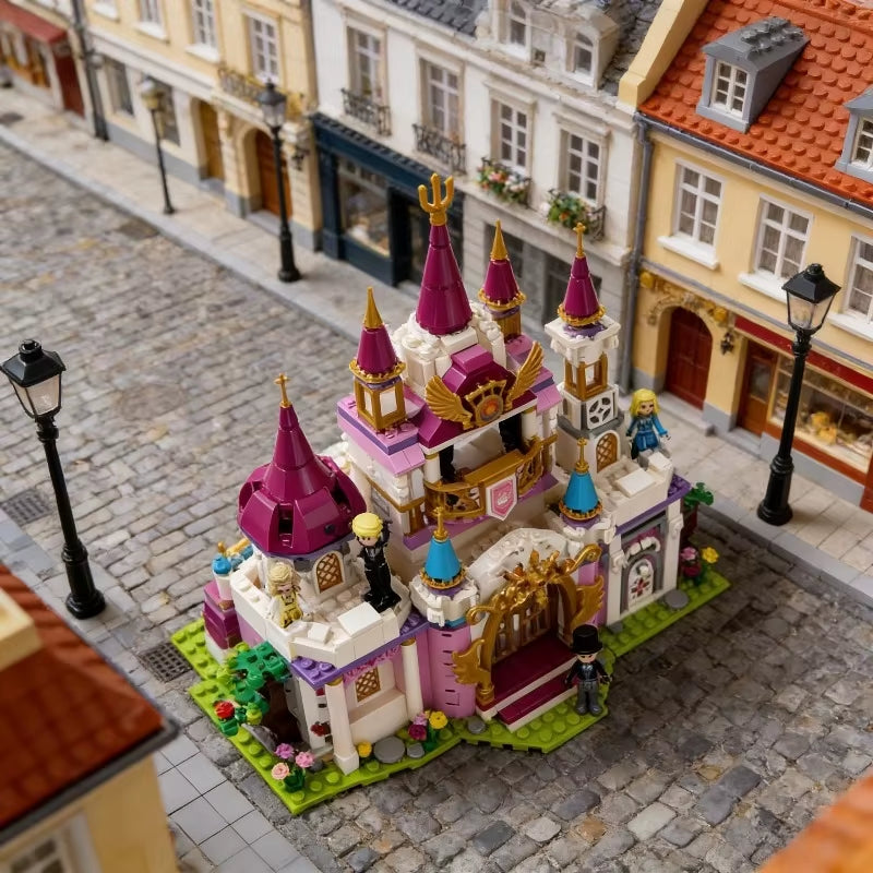 Frozen Princess Castle Programming Building Blocks Creative Construction Toy for Girls above 6 Years Old Ideal Gift