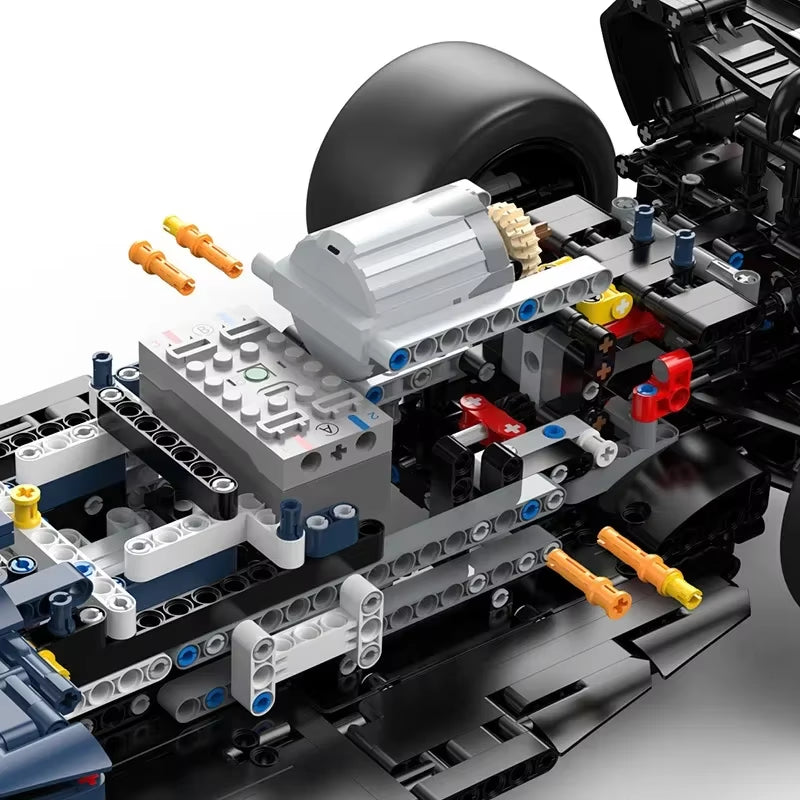 2509PCS 1:8 Technik F1 Redbull RB19 1. Max. Verstappen 11 Perez Racing Formula Bausteine Modell MOC Auto Ziegel Spielzeug