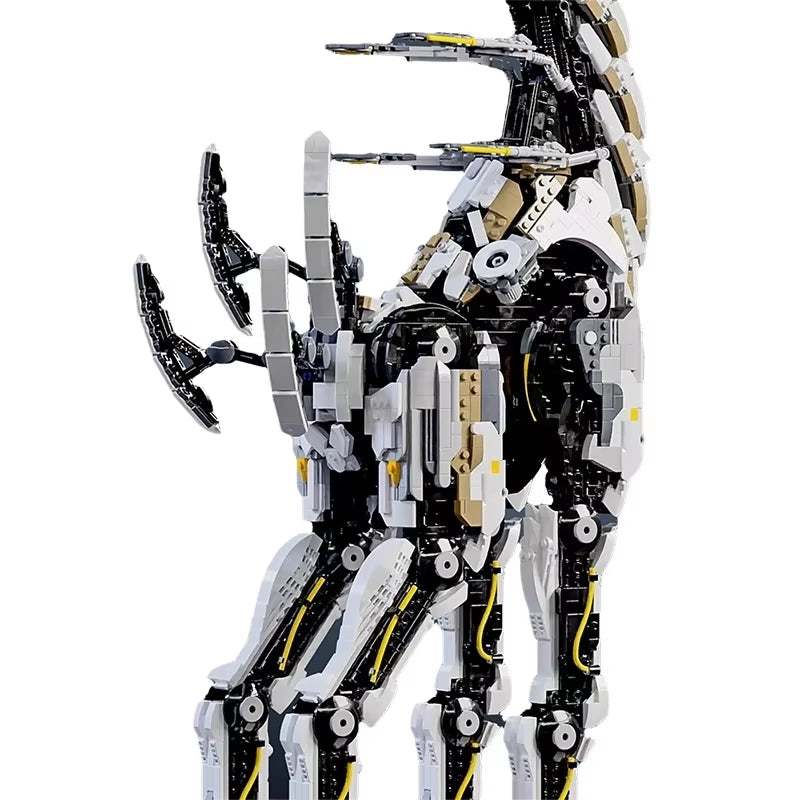 Ideas Game Horizon Long Necked Beast Tallneck Dawns Thunderjaw Tooth Mechanical Monster Building Blocks Kid Toys Gift