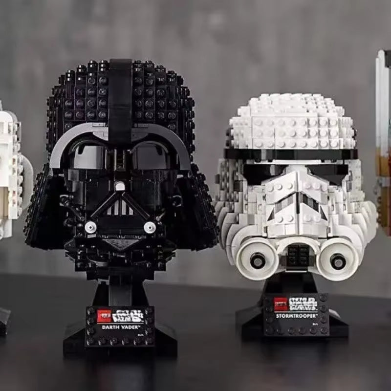 Hot in New Galaxy 647PCS Stormtrooper Helmet Building Block Model Bricks Toy for Kids Adults Christmas Birthday Gifts