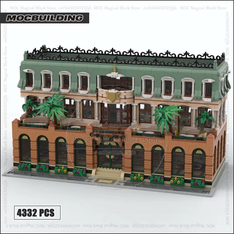 Studgate Terminus MOC Blocks Building Train Terminal Model Station City Architecture Technology Bricks Collection Toy Xmas Gifts