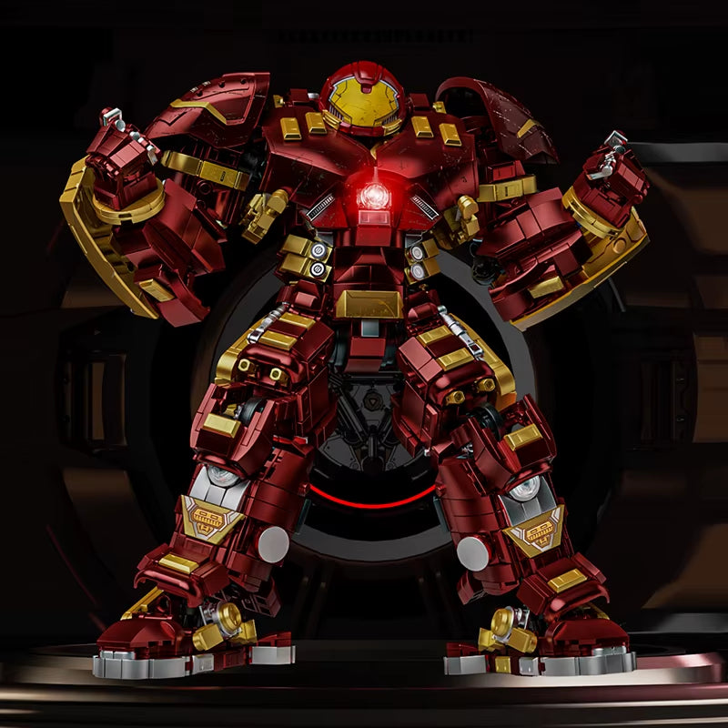 2700+Pcs Iron Heroes Blocks Action Figures Mark Building Sets Buster Mech DIY Brick Collectible Toys for Boys Adult Kids Gifts
