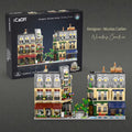 3230Pcs  City Paris Restaurant & House Architecture Building Blocks Set French Apartment Figures Bricks Toy for Kids Gift