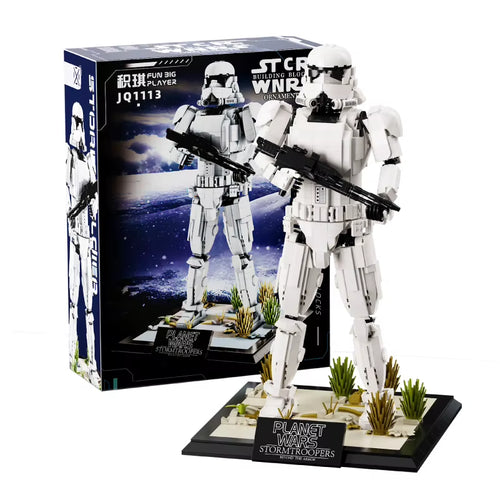 1713PCS Storm Mech Trooper Building Blocks Toys Model Assembly Small Particle Brick Sets Home Desktop Ornaments Kids Adult Gifts