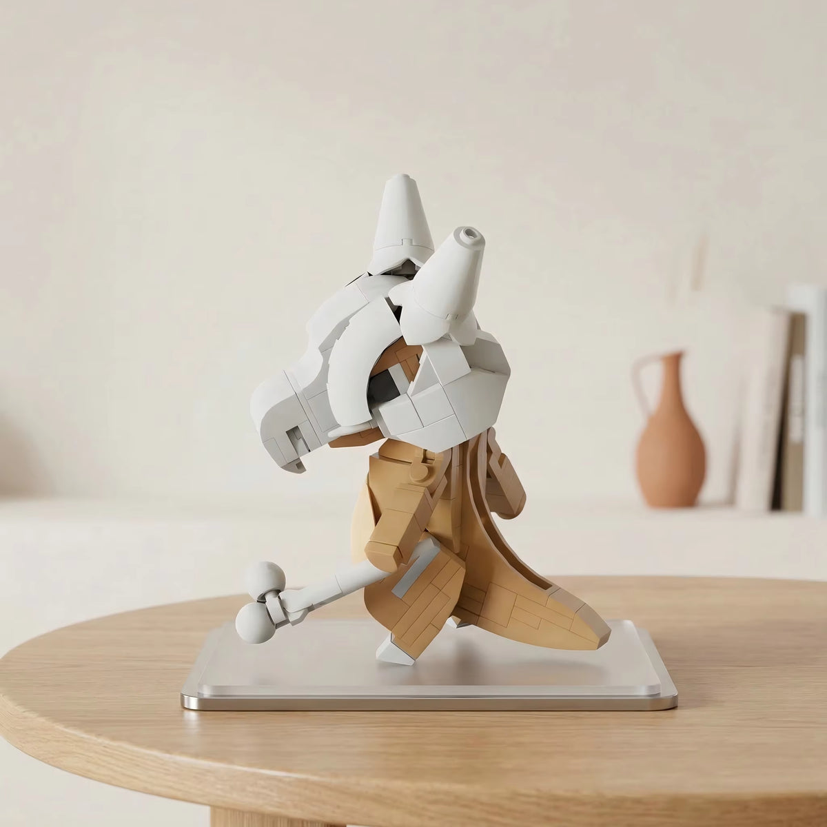 MOC Pocket Pets Skull Monster Building Blocks Anime Figure Construction Set Kawaii Desk Decor Adults Fun Children Toys