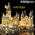 2025 MOC Magic Hogwarts Castle Micro Building Blocks Creative Architecture Scenery Model Kit Kids Christmas Birthday Gifts