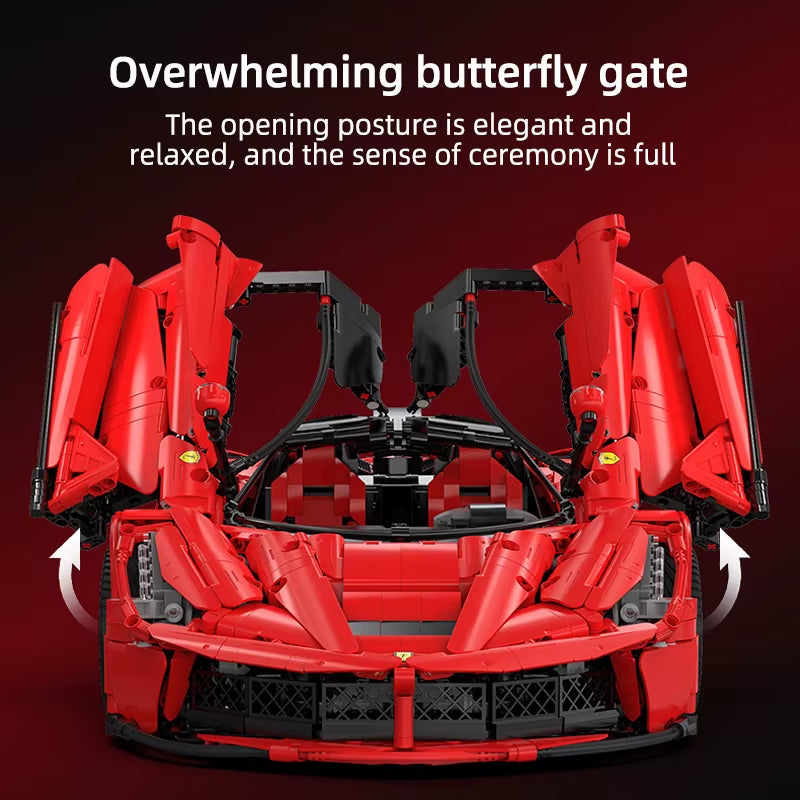 4739PCS Technical City Racing Car Hypercar Model Building Blocks Sportscar Vehicle Bricks Toys Children Kids Gifts