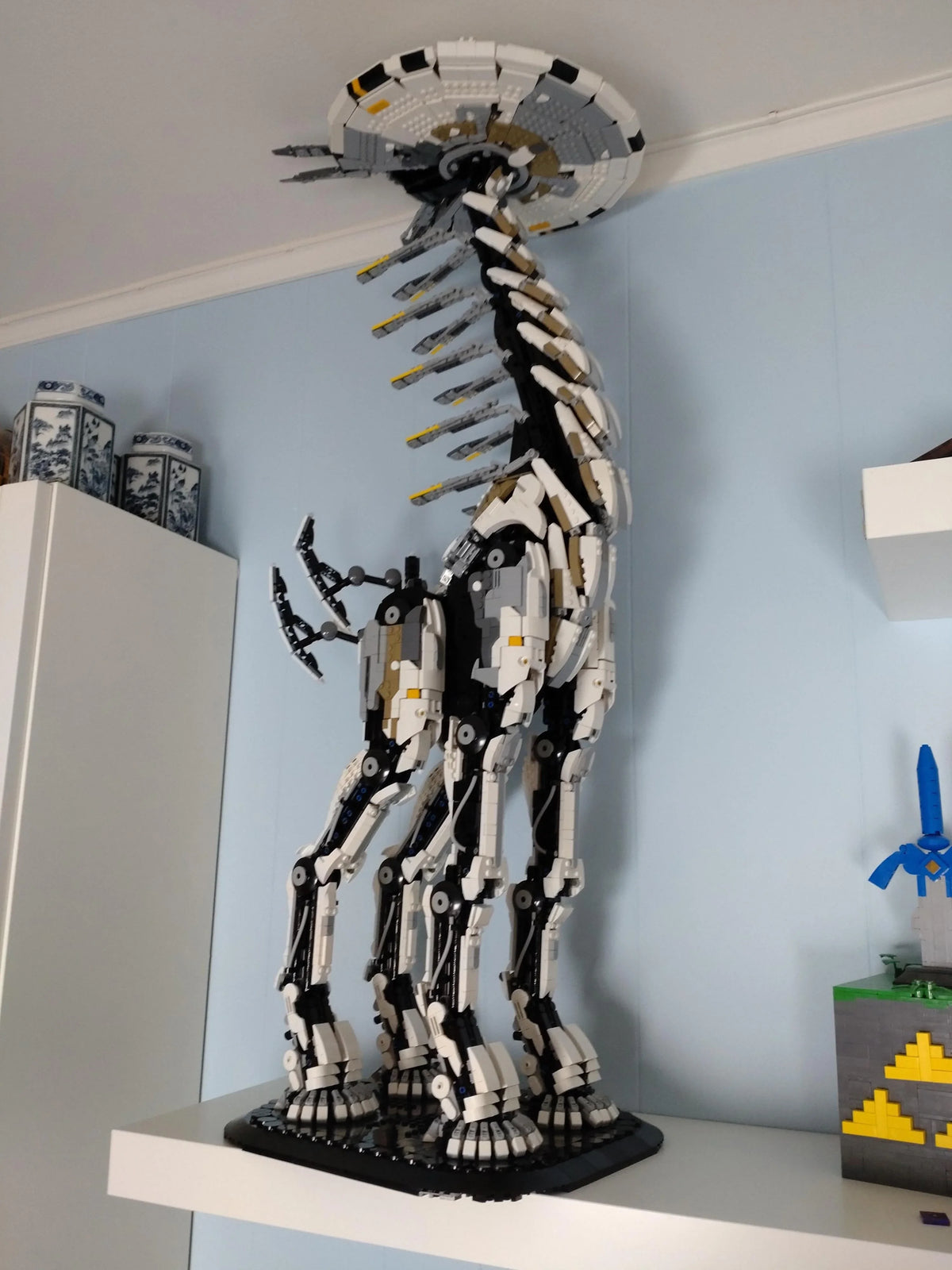 Ideas Game Horizon Long Necked Beast Tallneck Dawns Thunderjaw Tooth Mechanical Monster Building Blocks Kid Toys Gift