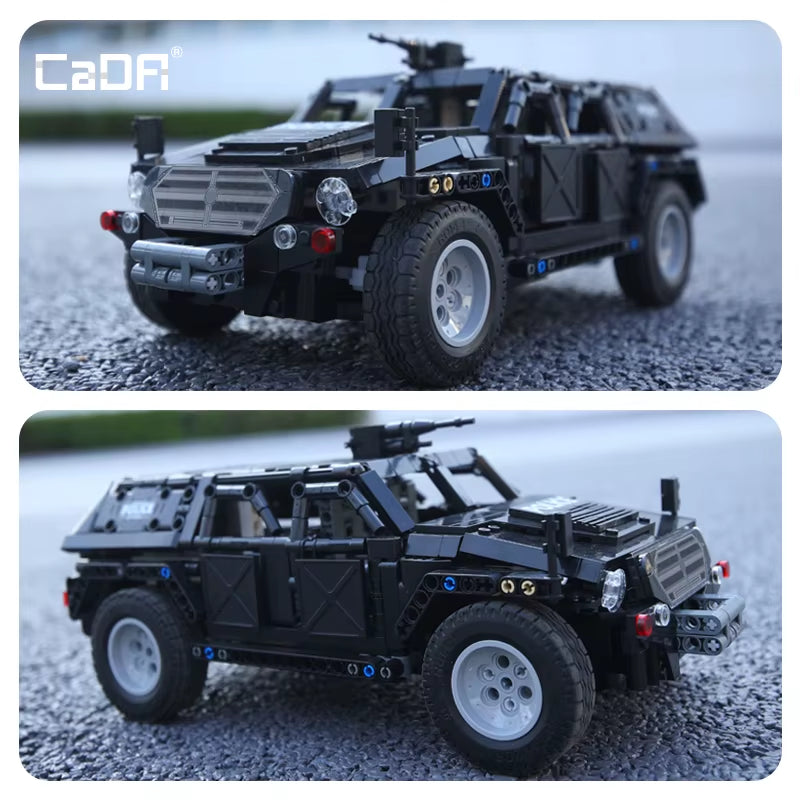 561Pcs Technical SUV Police Vehicle Trucks Pickup Bricks City Off-Road Remote Control Car Building Blocks Toy for Boys Gift