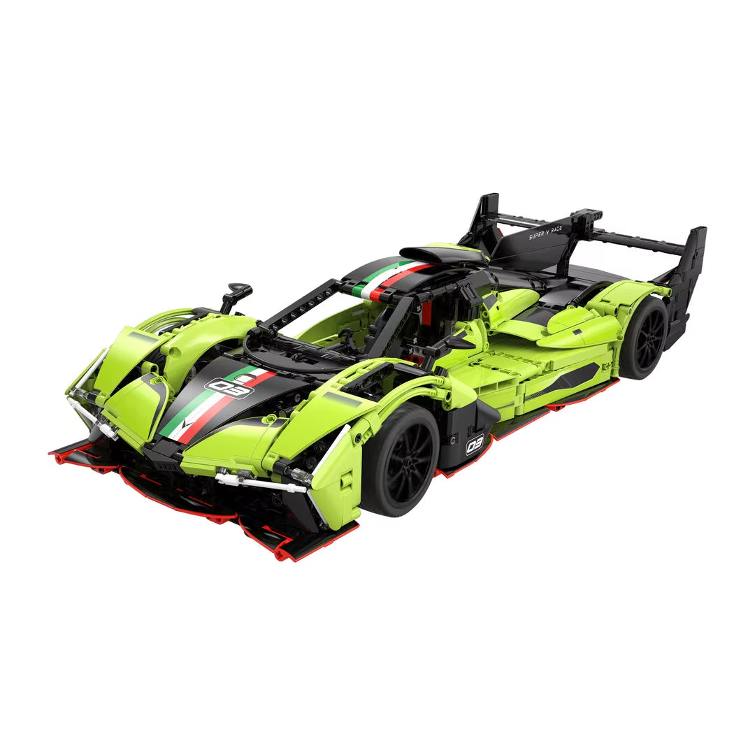 1:10 Phantom Wing City Racing Car Hypercar Building Blocks Sportscar Toy for Kids Racing Vehicle Bricks Gifts for Children Gifts