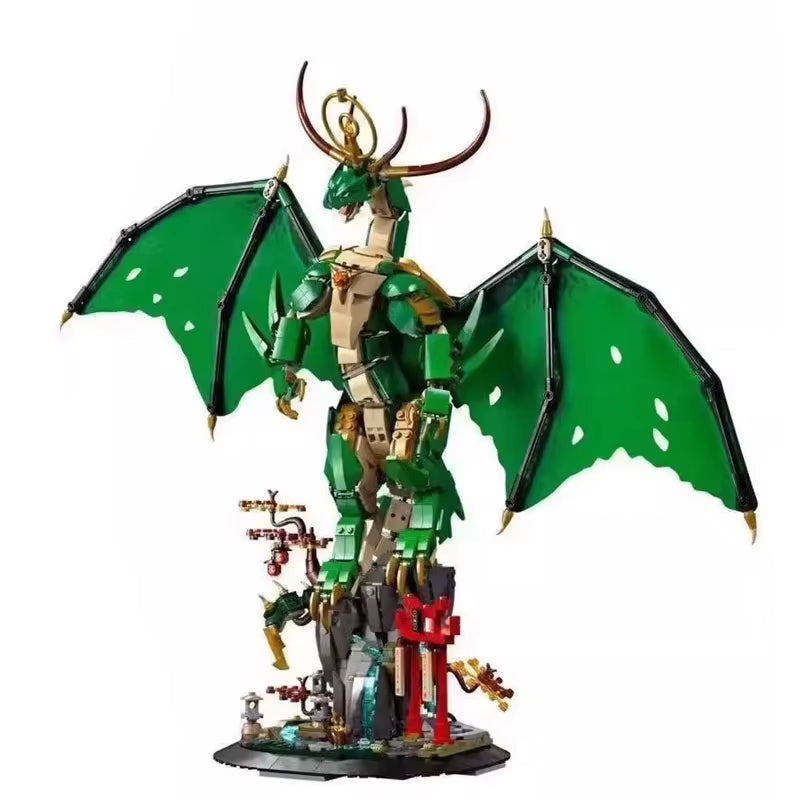 2025 New 1650Pcs Ninja Figures Wu Guards Guardian Dragon 71847 Mech Building Blocks Puzzle Model Toy Birthday Christmas Gifts