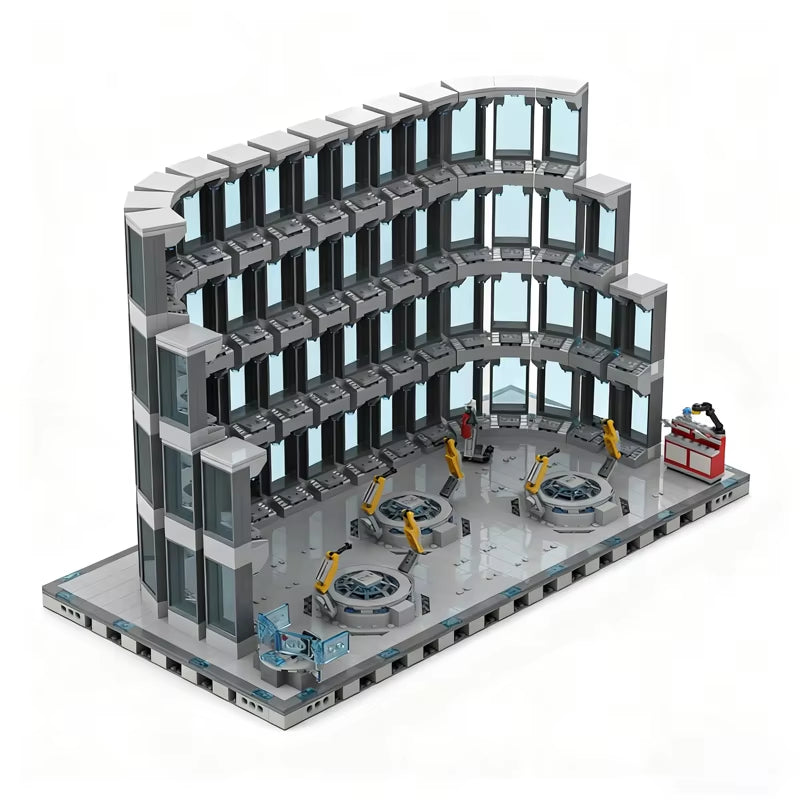 2344Pcs MOC Iron Man Hall Armor Super Heroes Model Building Blocks Architecture Christmas Gifts Toy Idea Brick Birthday