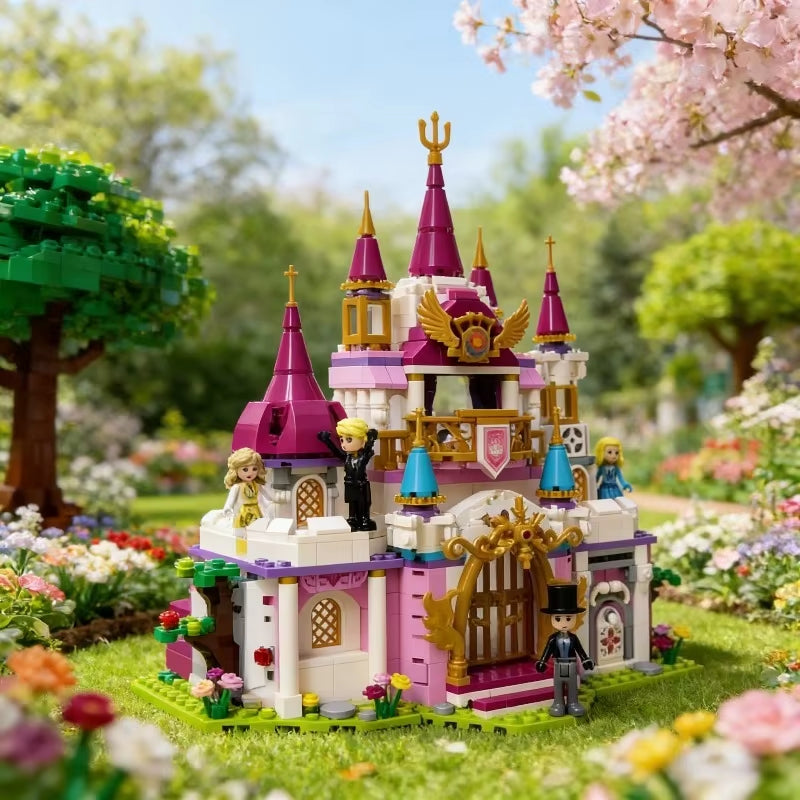 Frozen Princess Castle Programming Building Blocks Creative Construction Toy for Girls above 6 Years Old Ideal Gift