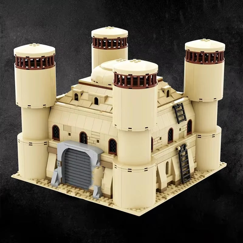 Moc Desert House Village Star Movie Tatooine Mos Eisley Cantina Compatible 75290 Building Blocks Bricks War Base Toy Present
