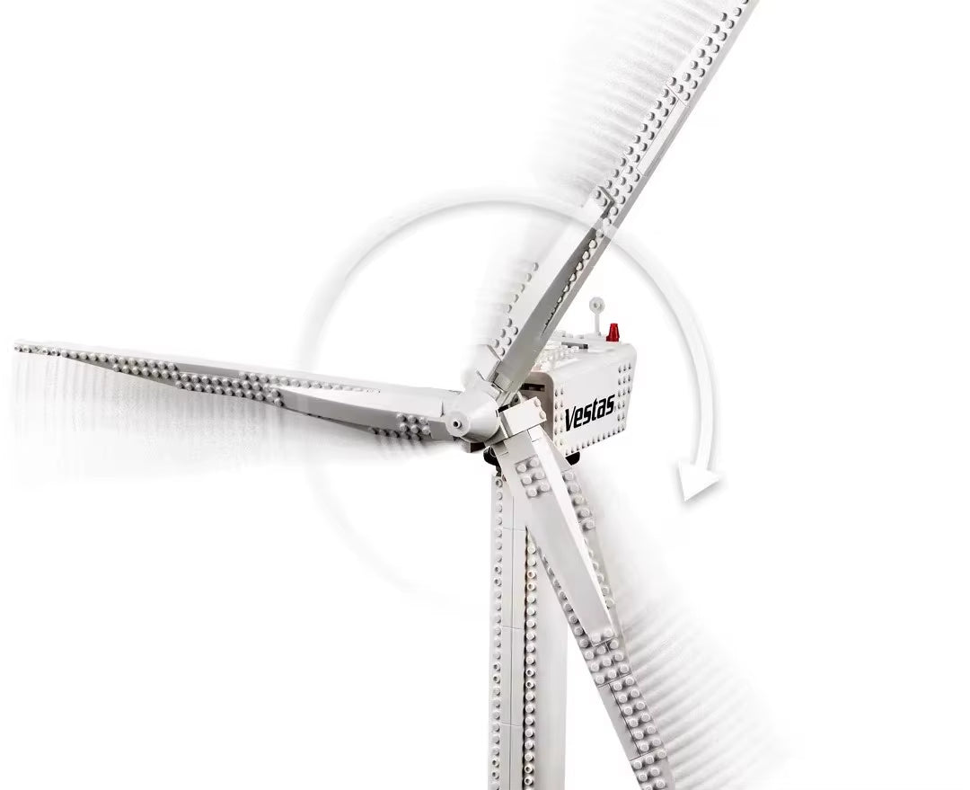 844PCS Creative Series Vestas Wind Turbine Building Blocks Electric Windmill Generator Model 10268 Bricks Toys for Boy Kids Gift