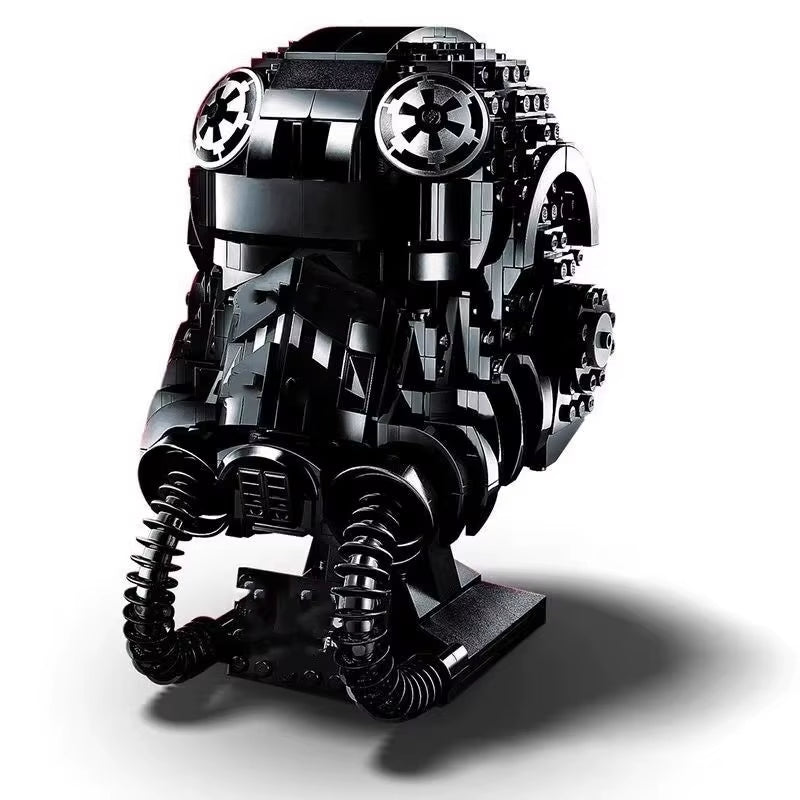 Star Wars Helmet Building Blocks Darth Vader Jango Fett AT-AT Driver Scout Troopers Head Assembly Model Mini Brick Toy for Kid