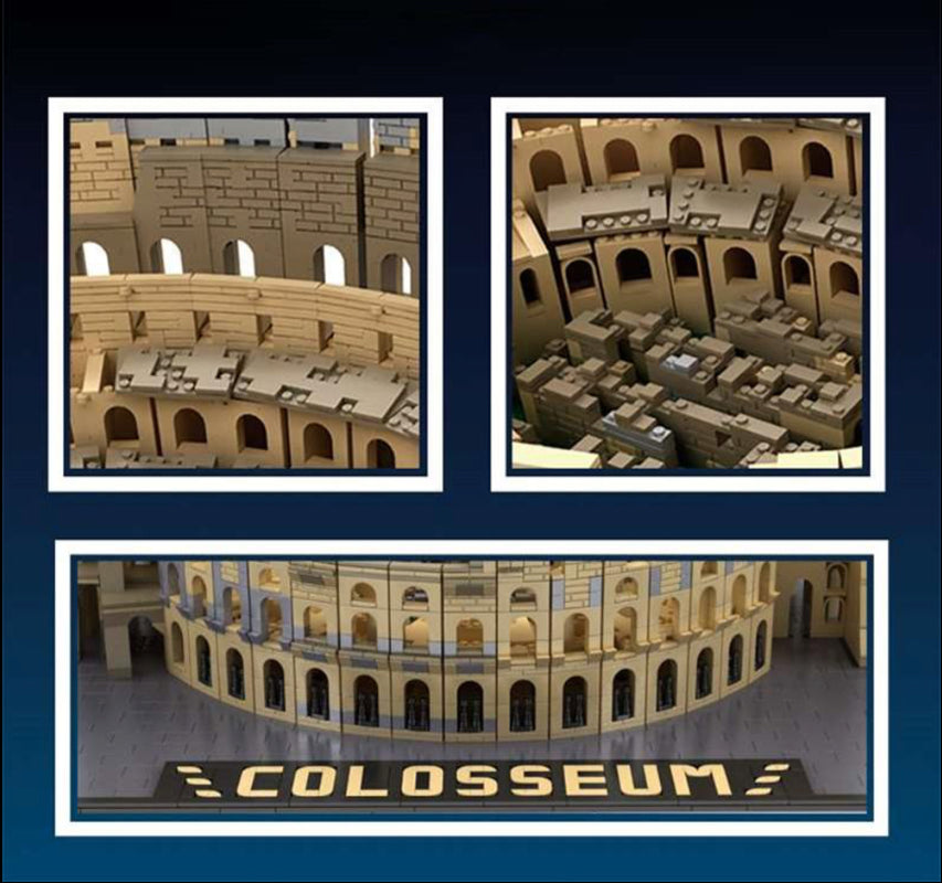 Mould King Roman Colosseum Rome Amphitheater Model Building Block Big Boy Toys