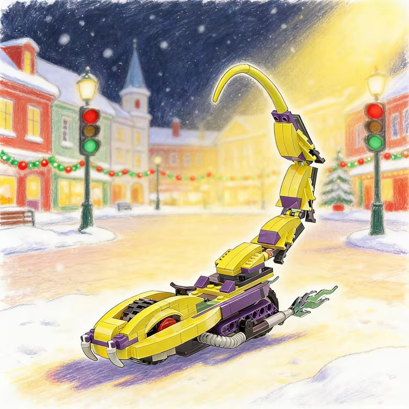 225Pcs MOC Ninjago Byte Cycle Model Building Blocks Architecture Assemble Toy Christmas Gifts DIY Idea Brick Creative Education