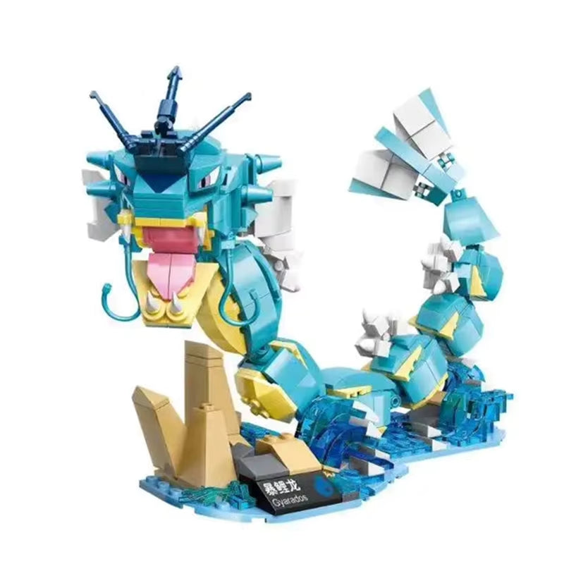 Pokemon Anime Cartoon Pikachu Bulbasaur Building Blocks Bricks Sets Movie Dolls Model Kids Toys for Children Gift