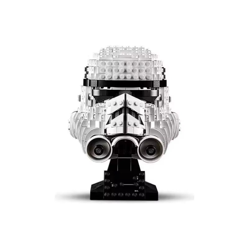 Star Wars Helmet Building Blocks Darth Vader Jango Fett AT-AT Driver Scout Troopers Head Assembly Model Mini Brick Toy for Kid