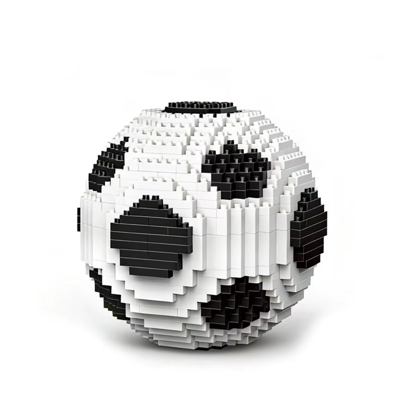 Micro Building Blocks 3D Basketball Football Puzzle Model Decor Ball with Hidden Creative Toy Mini Stacking Brick Kid Adult Gift