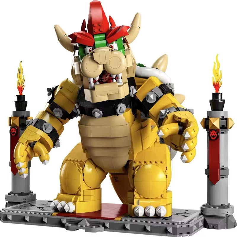 2807PCS the Mighty Bowsered Building Blocks Compatible 71411 MOC Model Kit Super Marioed Bricks Toys for Children Birthday Gifts