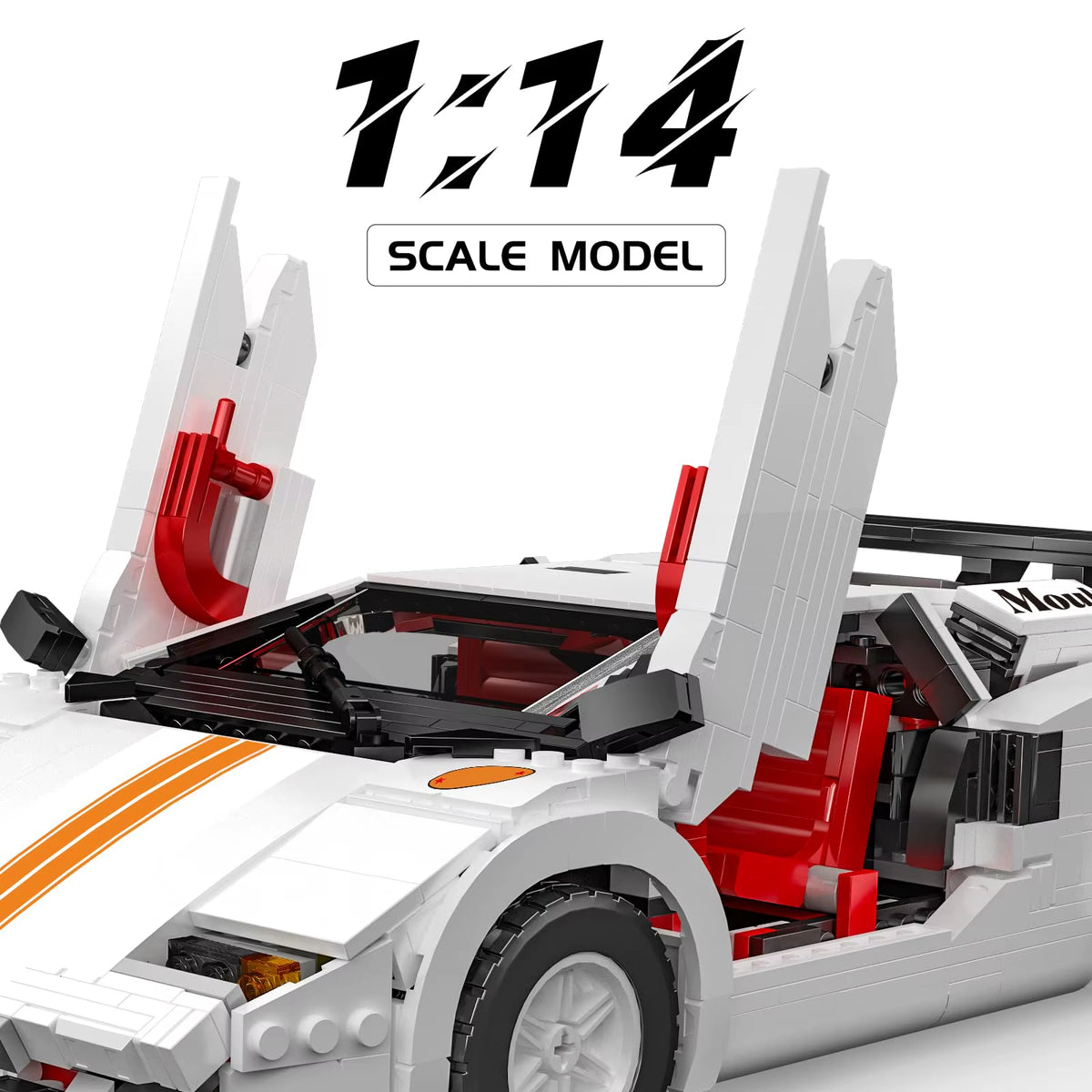 Mould King 10045 Technical Car Toys the MOC-82416 Countach Sport Racing Car Model Building Block Brick Kids Christmas Gifts