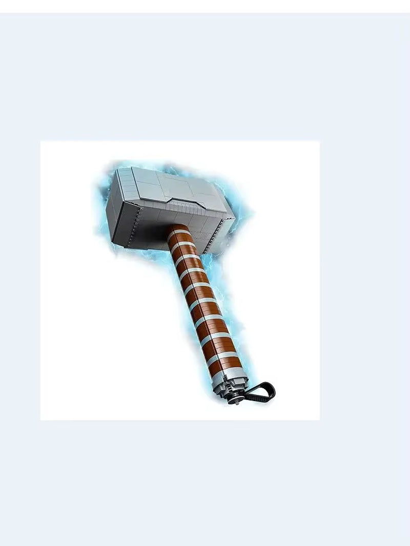 Avengers Thor'S Hammer Building Block Set for Boys, 76209, Superhero Series Movie Collectible Building Block Figurine