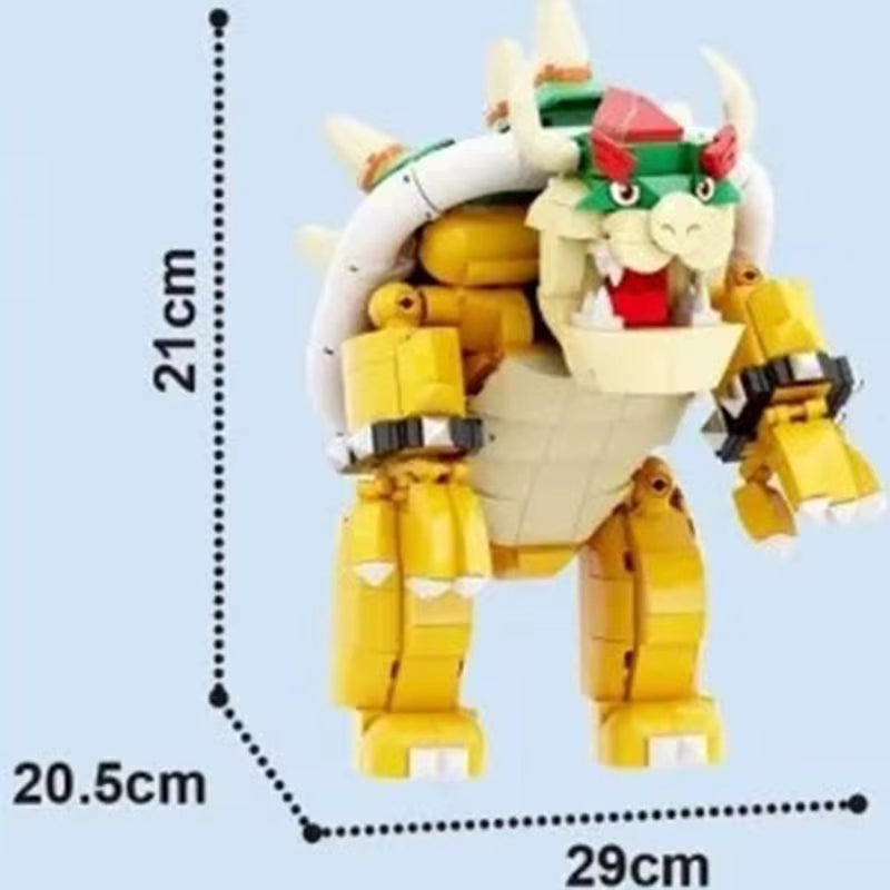 Hot Toy Mario Kart Cool Overlord Creative Building Block Model Home Decoration Children Adult Christmas Birthday Gifts 1588PCS