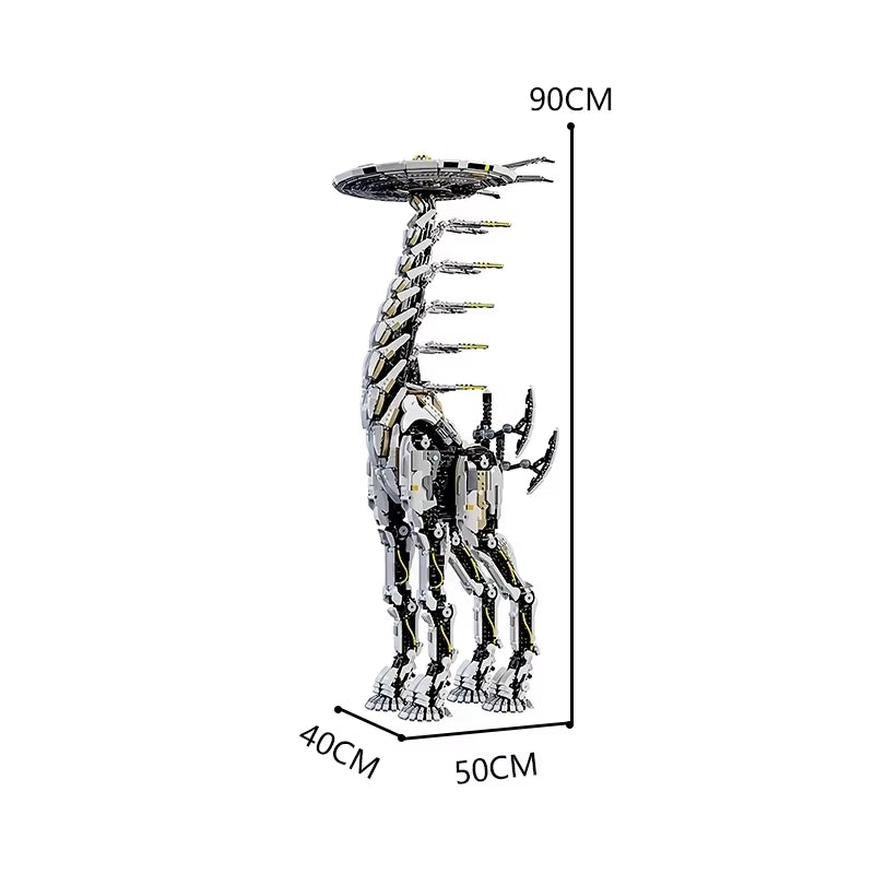 Ideas Game Horizon Long Necked Beast Tallneck Dawns Thunderjaw Tooth Mechanical Monster Building Blocks Kid Toys Gift