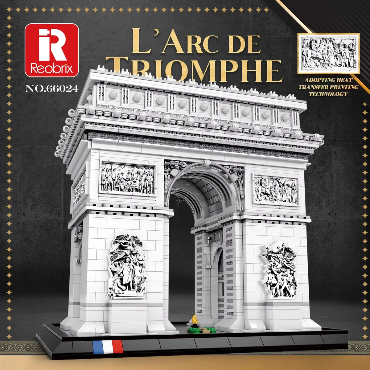 3718Pcs Building Blocks Toy MOC Arc De Triomphe Construction Bricks Model Assembling Toys for Childrens Birthday Gift Sets