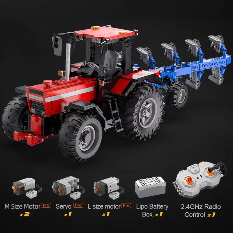 1:17 514C 1675Pcs City Remote Control Multifunctional Agricultural Vehicle Building Block RC Truck Bricks Toys Boys Gifts