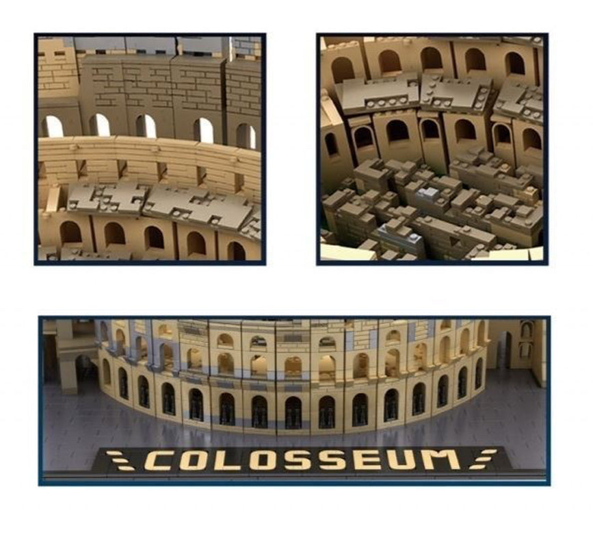 Mould King Roman Colosseum Rome Amphitheater Model Building Block Big Boy Toys