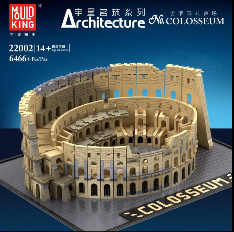 Mould King Roman Colosseum Rome Amphitheater Model Building Block Big Boy Toys
