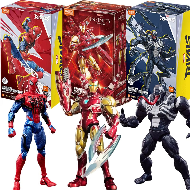 Original MK85 Nano Armor 2.0 Iron Man Venom Spider Man EX CHAMPION CLASS Version Marvel Avengers Action Figure Toys Gift