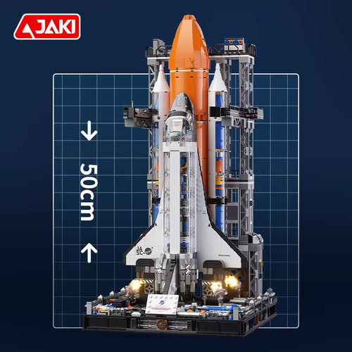 -8513 Space Rocket Space Shuttle to Explore the Moon Space Rocket Build Model Adult Children'S Building Blocks Toy