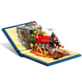 Harry Potter Train Building Blocks MOC Magic World Station Book 3D Model Architecture Mini Bricks Toy for Kid Gift