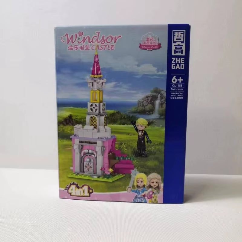 Frozen Princess Castle Programming Building Blocks Creative Construction Toy for Girls above 6 Years Old Ideal Gift