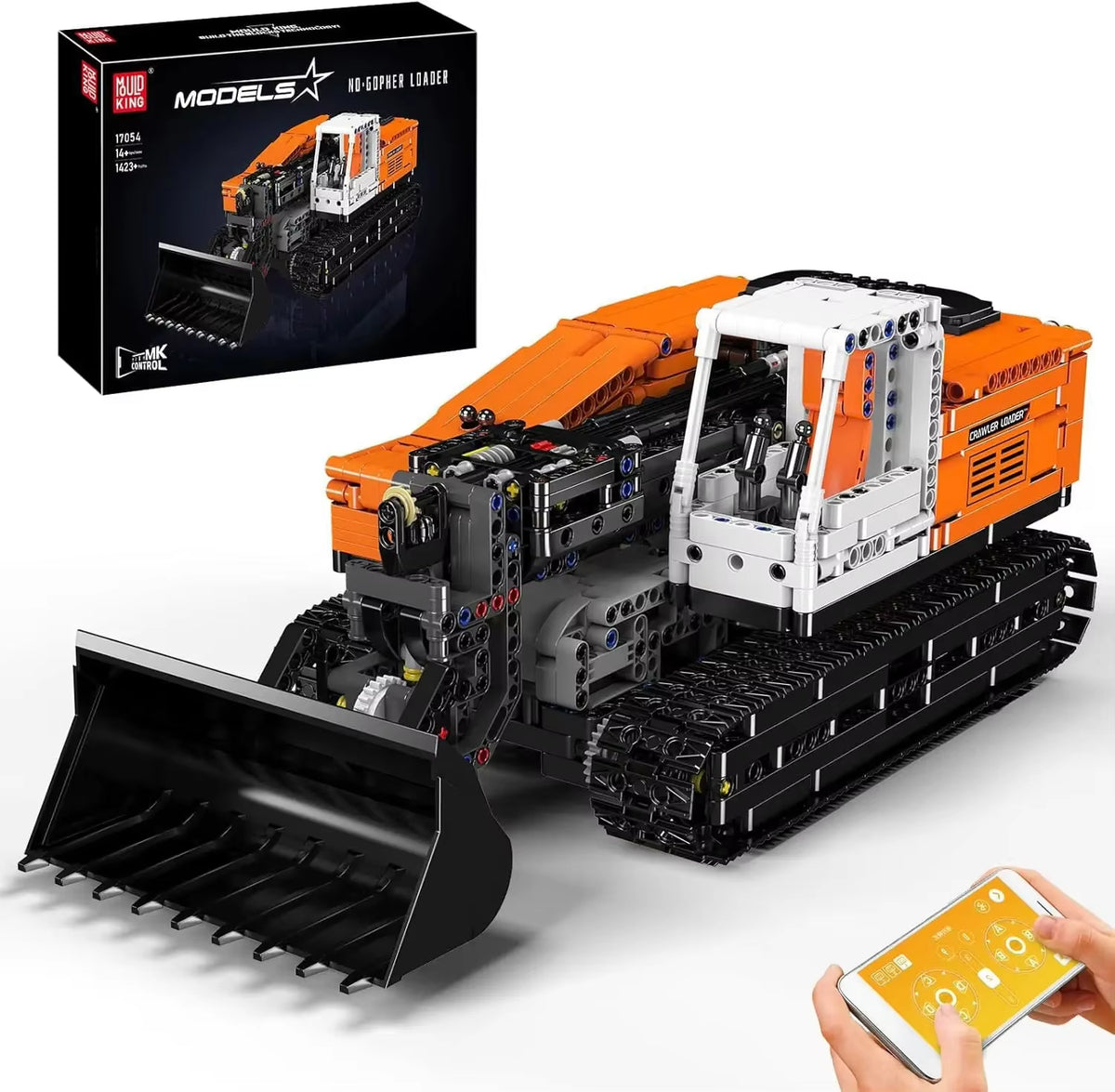 Mould King 17054 Technical Car Toys the RC Gopher Loader Building Block Assembly Enginerring Truck Brick Kids Christmas Gift