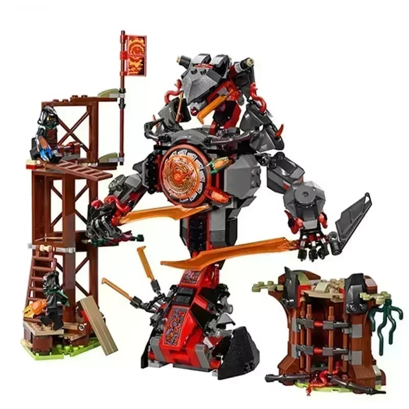 734PCS Compatible City Ninjagoing Toys Dawn of Iron Doom Action Figrues Building Blocks Toys Birthday Gift for Kids